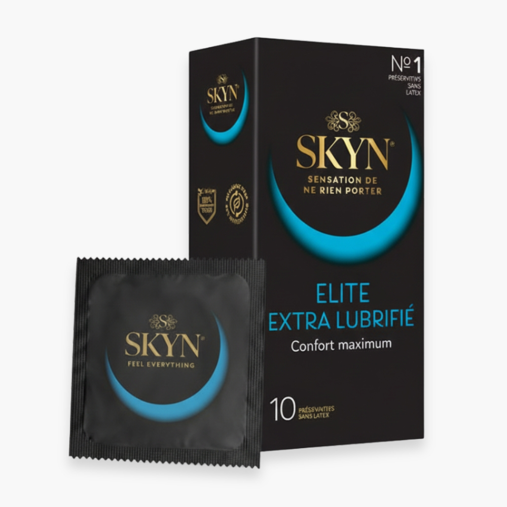 Skyn Preservatif Elite Extra Lubrifie Confort Maximum 10u
