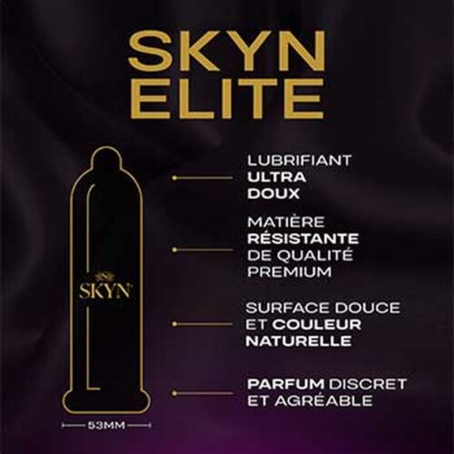 Skyn Preservatif Elite Ultra Fins Ultra Doux 10u