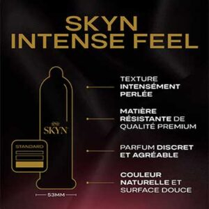 Skyn Preservatif Intense Feel Intensement Perle 10u 2