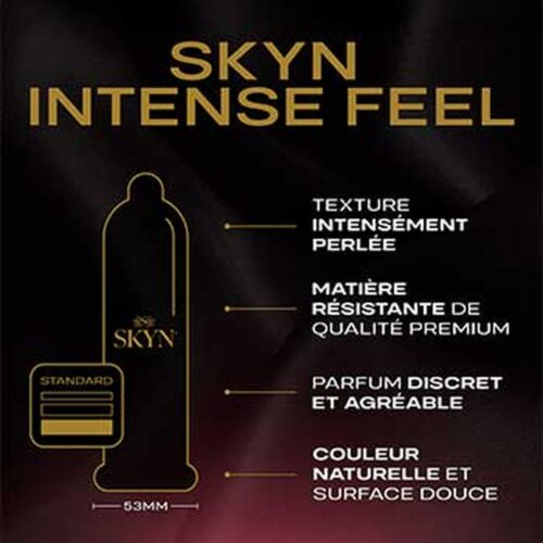 Skyn Preservatif Intense Feel Intensement Perle 10u 2