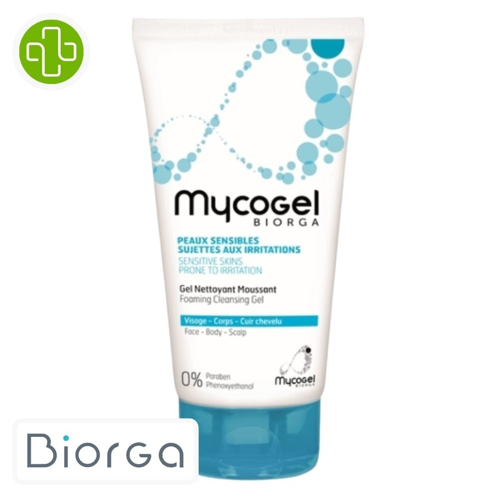Biorga Mycogel Gel Nettoyant Moussant 150ml