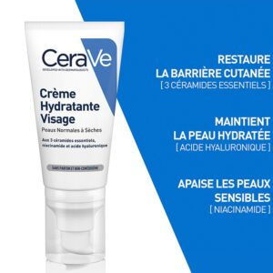 Cerave Creme Hydratante Visage Peau Normale A Seche 52ml 4