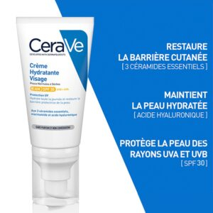 Cerave Creme Hydratante Visage Peau Normale A Seche Spf30 52ml 6