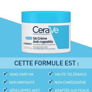 Cerave Sa Creme Anti Rugosites Peau Seche Rugueuse Squameuse 10 Uree 340g 7