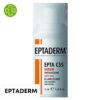 Produit de la marque Eptaderm Epta C35 Sérum Antioxydant Anti-Âge Éclaircissant - 15ml sur un fond blanc avec un logo Parachezvous et celui de de la marque Eptaderm