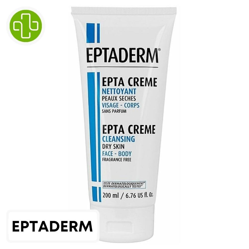 Eptaderm Epta Creme Nettoyante Peau Seche 200ml