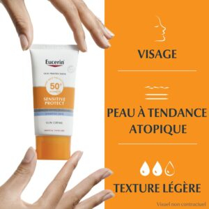 Eucerin Sun Sensitive Protect Creme Solaire Peau Sensible Spf50 50ml 2
