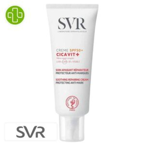 Svr Cicavit Creme Soin Apaisant Reparateur Protection Anti Marques Spf50 40ml