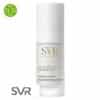 Produit de la marque SVR Densitium Contour des Yeux Correcteur Global Comblant Lissant – 15ml sur un fond blanc avec un logo Parachezvous et celui de de la marque SVR