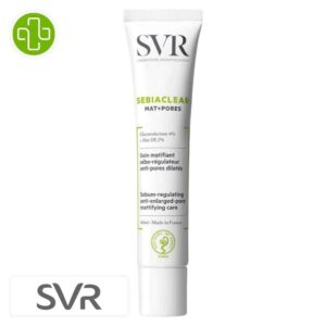 Svr Sebiaclear Matpores Soin Matifiant Sebo Regulateur Anti Pores Dilates 40ml