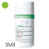 Produit de la marque SVR Spirial Déodorant Anti-Transpirant Intense 48h Roll-On Bille – 50ml sur un fond blanc avec un logo Parachezvous et celui de de la marque SVR