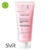 Produit de la marque SVR Topialyse Baume Lavant Apaisant Sécheresse & Grattage Sévère – 200ml sur un fond blanc avec un logo Parachezvous et celui de de la marque SVR