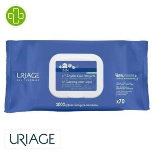 Uriage Bebe 1eres Lingettes D Eau Nettoyante 70u