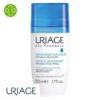 Produit de la marque Uriage Déodorant Douceur Anti-Odeurs 24h Roll-On Bille – 50ml sur un fond blanc avec un logo Parachezvous et celui de de la marque Uriage