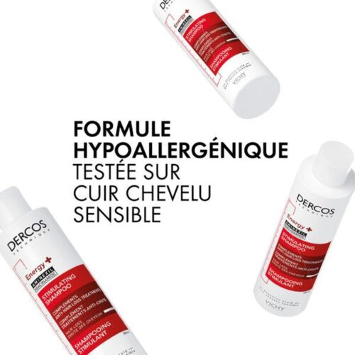 Vichy Dercos Energisant Shampoing Stimulant Complement Anti Chute 400ml 5
