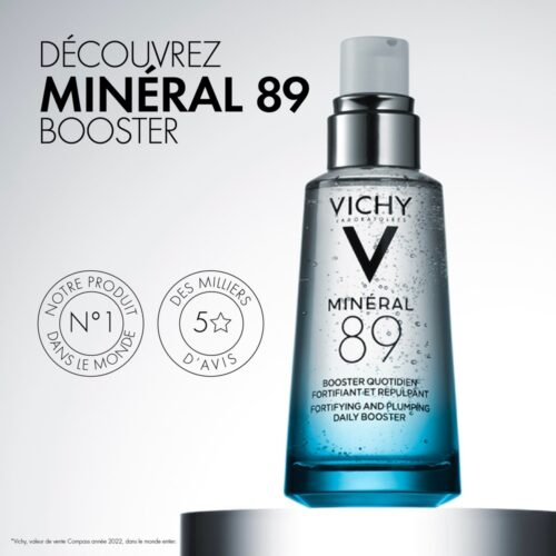 Vichy Mineral 89 Booster Quotidien Fortifiant Repulpant 50ml 3