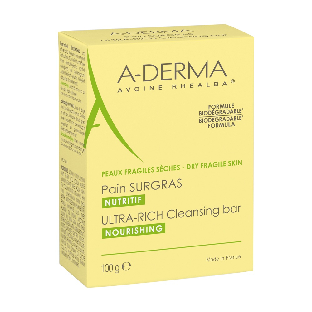A-DERMA - Pain Dermatologique Apaisant - 100g - Image 2