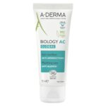 Produit de la marque A-Derma Phys-AC Global Soin Complet Anti-Imperfections - 40ml sur un fond blanc avec un logo Parachezvous et celui de de la marque A-Derma