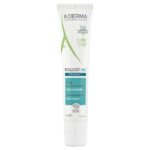 Produit de la marque A-Derma Phys-AC Pefect Fluide Anti-Imperfections Anti-Marques - 40ml sur un fond blanc avec un logo Parachezvous et celui de de la marque A-Derma