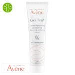 Produit de la marque Avène Cicalfate+ Crème Réparatrice Protectrice - 100ml sur un fond blanc avec un logo Parachezvous et celui de de la marque Avène