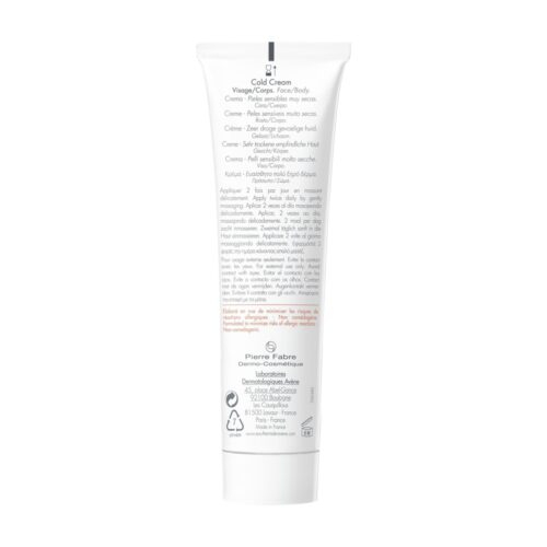 Avene Cold Cream Creme 100ml 3