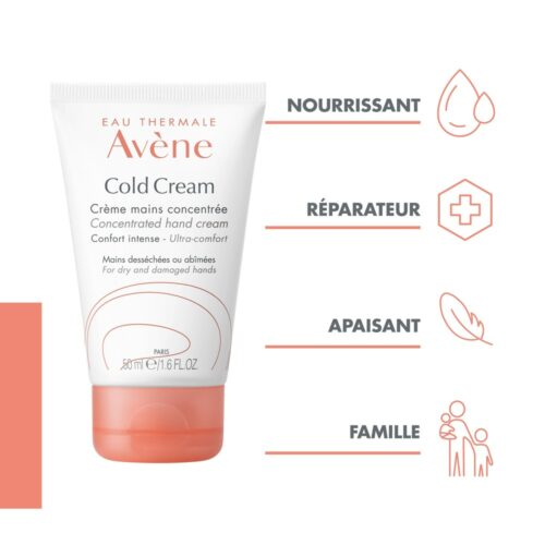 Avene Cold Cream Creme Mains Concentree 50ml 9