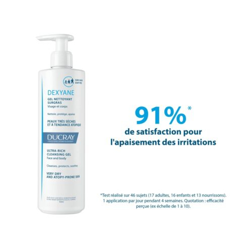 Ducray Dexyane Gel Nettoyant Surgras 400ml 7