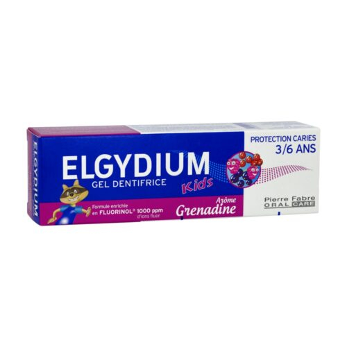 Elgydium Dentifrice Kids Grenadine 3 6ans Protection Caries 50ml