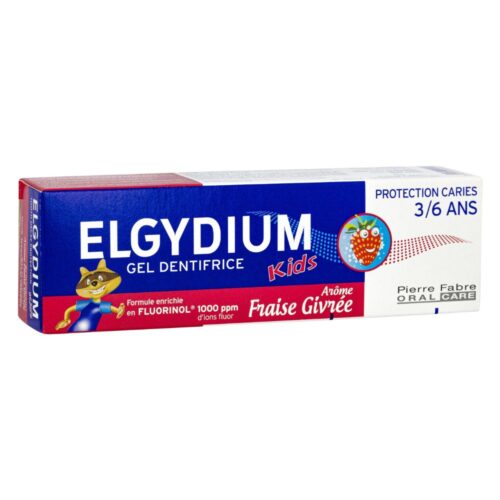 Elgydium Kids Dentifrice Fraise Givrée Enfants 3-6 ans Dents de Lait - 50ml