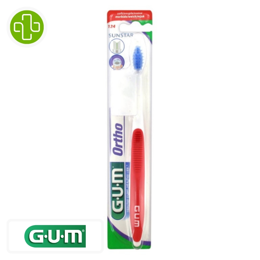 GUM ORTHO BROSSE A DENTS ORTHODONTIQUE 124