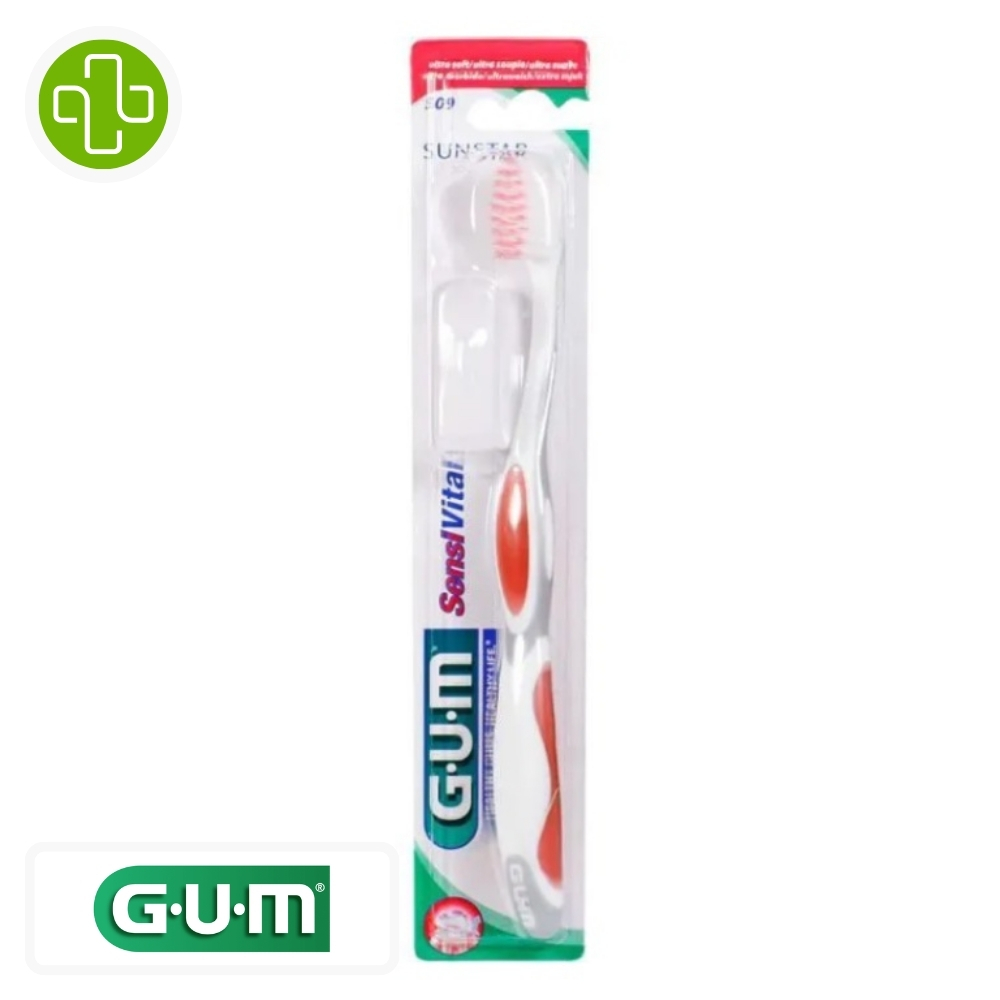 Gum sensivital brosse a dents ultra souple 509