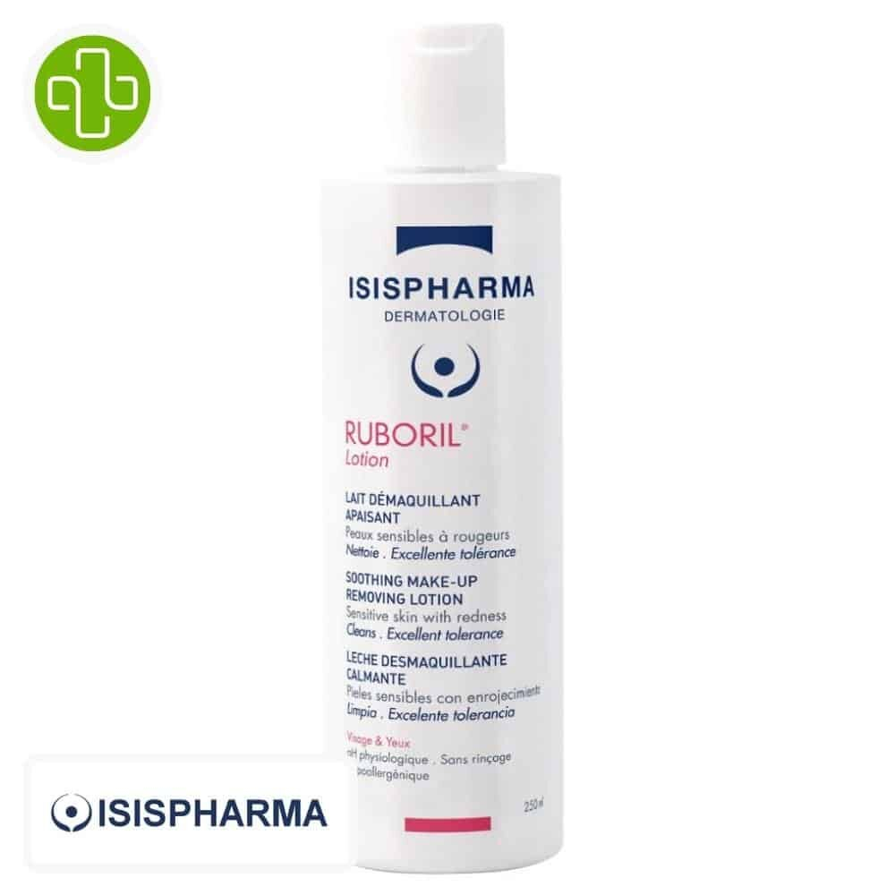 Isispharma Ruboril Lotion Lait Demaquillant Apaisant 250ml