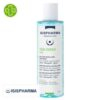 Produit de la marque Isispharma Teen Derm Aqua Solution Micellaire Purifiante Démaquillante – 250ml sur un fond blanc avec un logo Parachezvous et celui de de la marque Isispharma