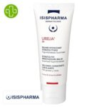 Produit de la marque Isispharma Urelia 50 Baume Hydratant Kératolytique – 40ml sur un fond blanc avec un logo Parachezvous et celui de de la marque Isispharma