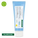 Produit de la marque Klorane Bébé Eryteal 3 en 1 Pommade de Change - 75g sur un fond blanc avec un logo Parachezvous et celui de de la marque klorane