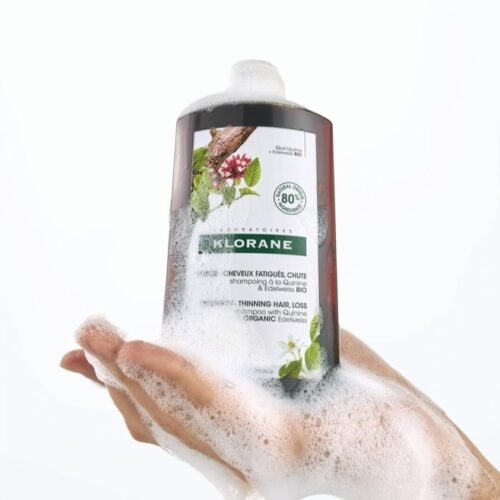 Klorane Quinine Edelweiss Bio Shampoing Force 400ml 2