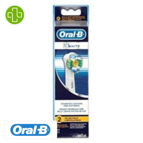 ORAL-B 3D WHITE - 2X BROSSETTES DE RECHARGES