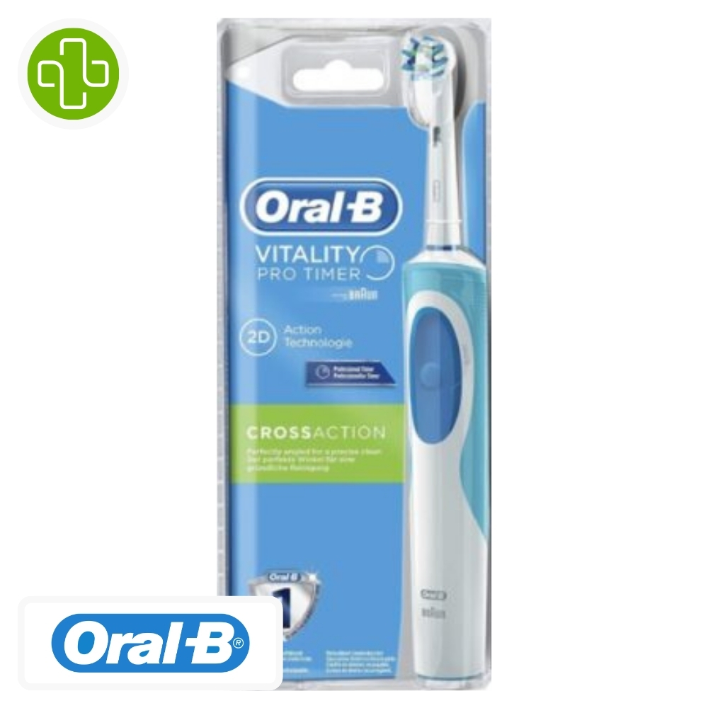 Oral-b brosse electrique cross action - rechargeable