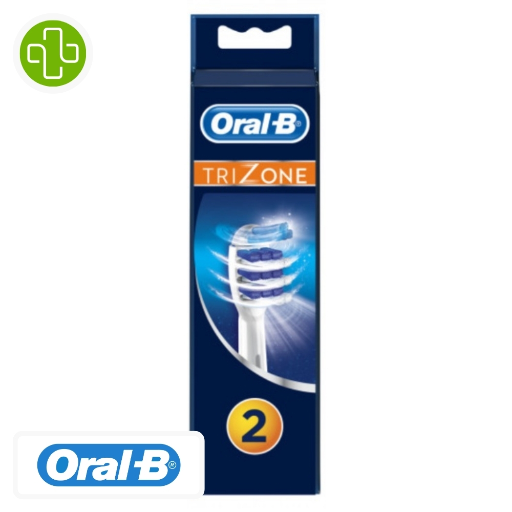 Oral-b trizone - 2x brossettes de recharges