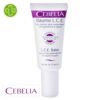 Produit de la marque Cebelia L.C.E Baume Réparateur Décongestionnant - 15ml sur un fond blanc avec un logo Parachezvous et celui de de la marque Cebelia