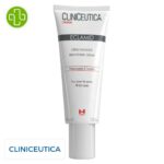 Produit de la marque Cliniceutica Eclamid Crème Anti-Âge Unifiante - 40ml sur un fond blanc avec un logo Parachezvous et celui de de la marque Cliniceutica