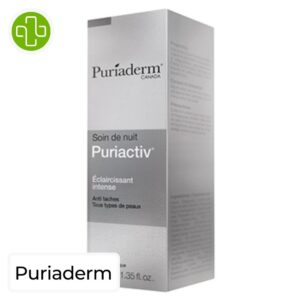 Puriaderm Puriactiv Soin De Nuit Eclaircissant Intense 30ml