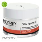 Produit de la marque Eneomey Stim Renew 8 Crème Anti-Âge Unifiante Nuit - 50ml sur un fond blanc avec un logo Parachezvous celui de de la marque Eneomey