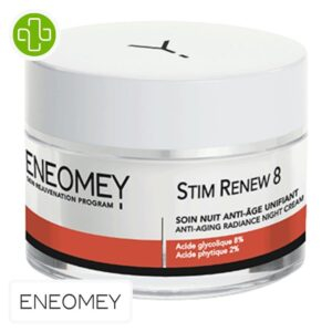 Eneomey Stim Renew 8 Soin De Nuit Anti Age Unifiante 50ml