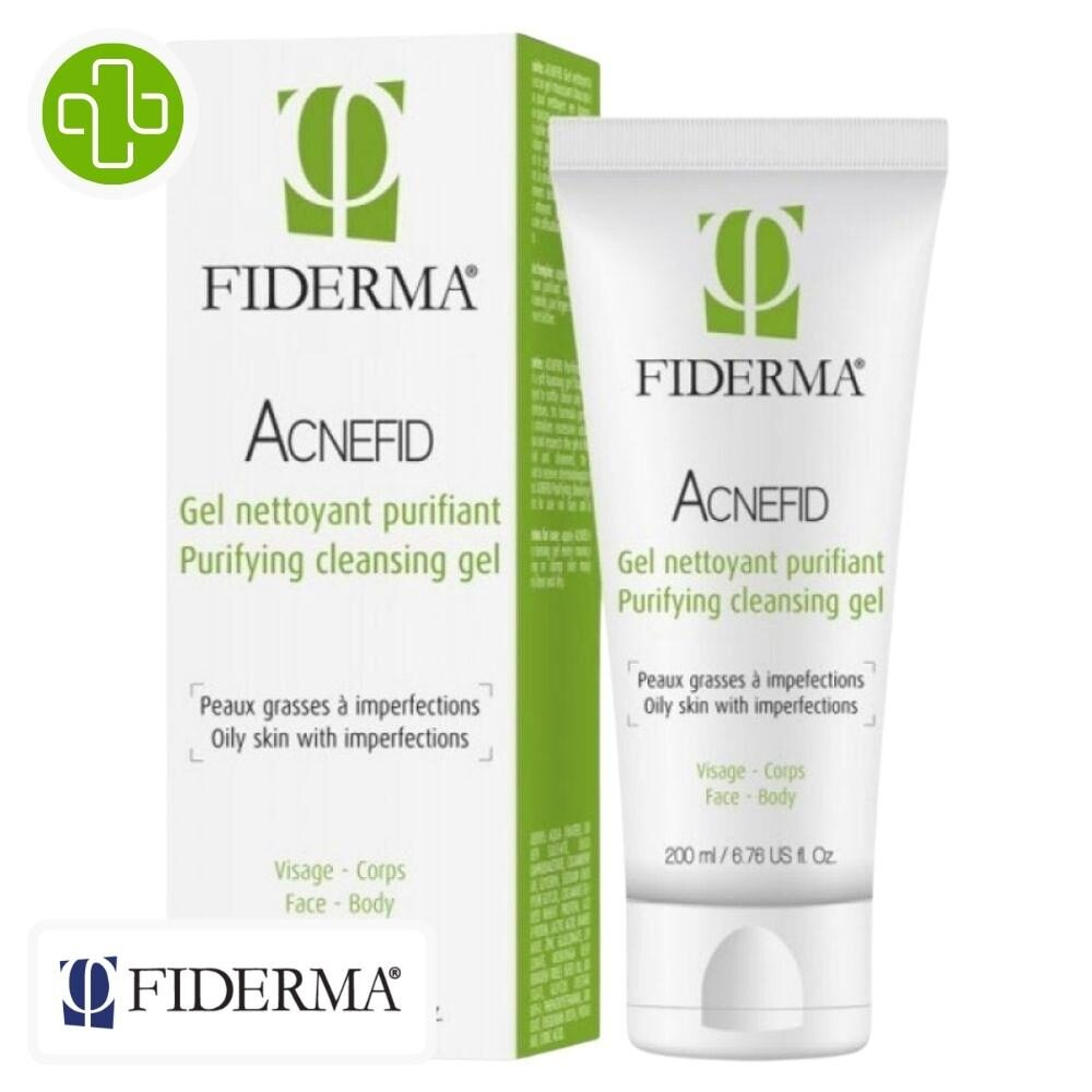 Fiderma Acnefid Gel Nettoyant Purifiant 200ml
