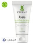 Produit de la marque Fiderma Acnefid Soin Traitant Peaux Mixtes à Grasses – 50ml sur un fond blanc avec un logo Parachezvous celui de de la marque Fiderma