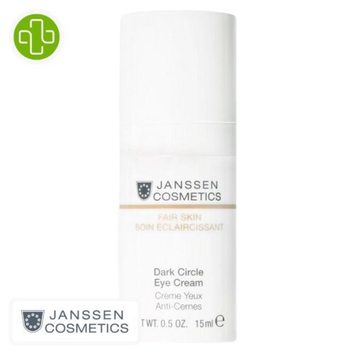 Produit de la marque Janssen Cosmetics Crème Contour des Yeux Anti-Cernes - 15ml sur un fond blanc avec un logo Parachezvous celui de de la marque Janssen Cosmetics