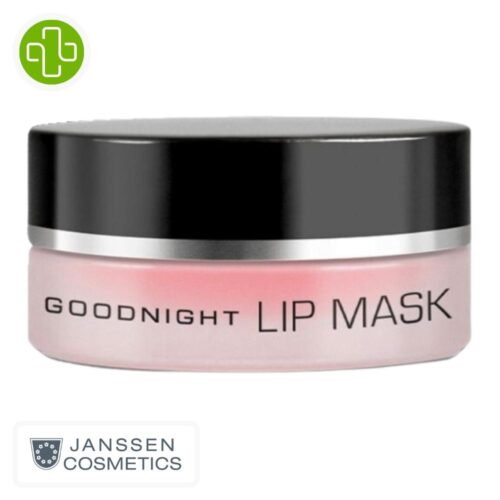 Produit de la marque Janssen Cosmetics GoodNight Masque Lèvres - 15ml sur un fond blanc avec un logo Parachezvous celui de de la marque Janssen Cosmetics