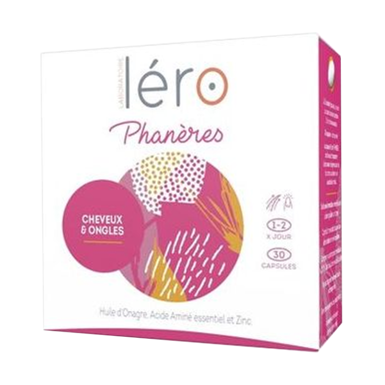 Lero phaneres cheveux et ongles 30 capsules