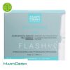 Produit de la marque Marti Derm The Originals Flash Éclat du Teint - 5 ampoules sur un fond blanc avec un logo Parachezvous et celui de de la marque Marti Derm
